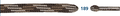 Barth Schnürsenkel Bergsport halbrund hellbraun/dunkelbraun/weiß 180cm